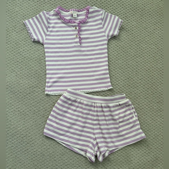 Crewcuts Other - Crewcuts JCrew Girls Striped Matching Set 6/7